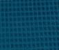 Preview: Bademayer Pique-Decke mit Franzen 150x200 cm.  aus 100% brasilianischer Baumwolle.  Farbe  Blau-Petrol