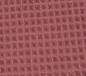 Preview: Bademayer Pique-Decke mit Franzen 150x200 cm.  aus 100% brasilianischer Baumwolle.  Farbe  Koralle-Rot