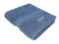 Preview: Bademayer Fusselfreis Frottier Handtuch Duschtuch - 4er Set aus 100% Ägyptischer Gekämmter Baumwolle - 600 g/m²  - Stahlblau
