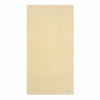 Bademayer Kamille - Frottier Handtuch Größe 48 x 80 cm. aus 100% Baby Skin Air Baumwolle - Gelb