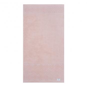Bademayer Kamille - Frottier Handtuch Größe 48 x 80 cm. aus 100% Baby Skin Air Baumwolle - Puderrose