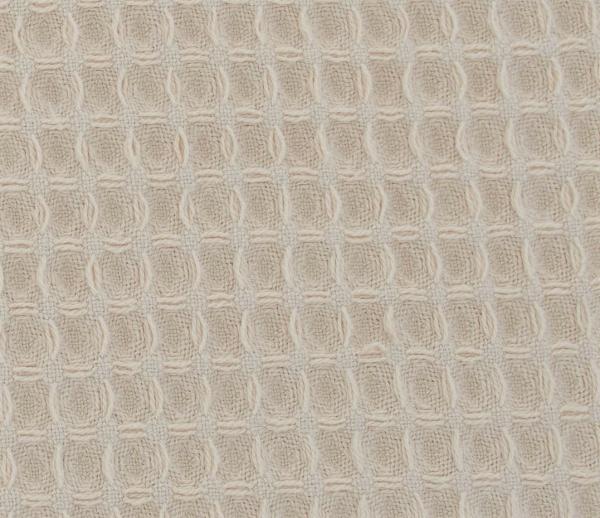 Bademayer Pique-Decke mit Franzen 150x200 cm.  aus 100% brasilianischer Baumwolle.  Farbe  Beige