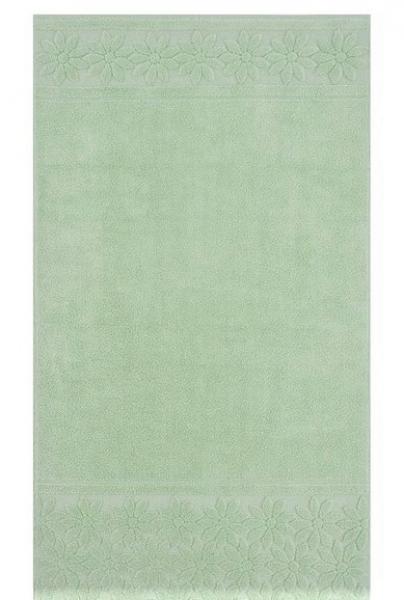 Bademayer Kamille - Frottier Badetuch Größe 70 x 135 cm. aus 100% Baby Skin Air Baumwolle - Mint - Grün