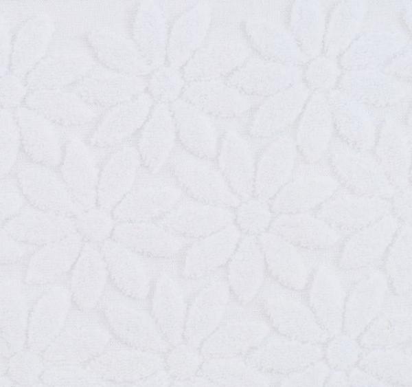 Bademayer Kamille - Frottier Handtuch Größe 48 x 80 cm. aus 100% Baby Skin Air Baumwolle - Weiss